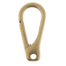 Retro Camping Copper Bronze Buckle Ring Carabiner Keychain Clip Anti-lost 2024 - buy cheap