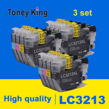 Toney King-Juego de cartuchos de tinta para impresora Brother LC3213, LC-3213, LC3213XL, DCP-J772DW DCP-J774DW, 3 unidades 2024 - compra barato