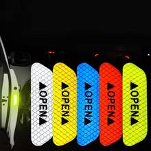 Car Door Stickers OPEN Reflective Tape Warning Mark for Mitsubishi Asx Lancer 10 9 Outlander 2013 Pajero Sport L200 2024 - buy cheap