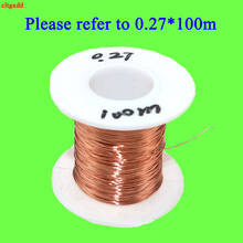 0.41mm novo fio redondo esmaltado de poliuretano com 2uew 100 metros
