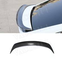 Car Carbon Fiber / FRP Rear Spoiler RZ Style Boot Lid Trim Wings For Tesla Model X 2016-2018 Car Styling 2024 - buy cheap