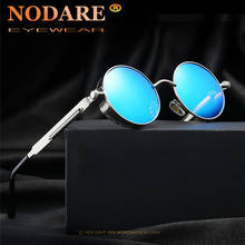 NODARE Hot Round Metal Frame Male Polarized Sunglasses Women Brand Design Trending Travel Sun Glasses oculos de sol masculina 2024 - buy cheap