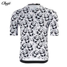 Cheji camisa de ciclismo masculina de manga curta, vestuário de equipe profissional de ciclismo, camisa de secagem rápida personalizada 2024 - compre barato