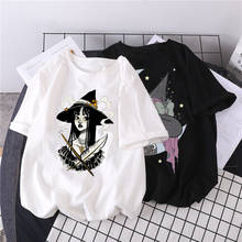 Футболки с графическим рисунком Y2k, кавайная одежда, летняя одежда для женщин, футболка с графическим рисунком ведьмы, манга, Харадзюку, корейская мода, женская футболка 2024 - купить недорого