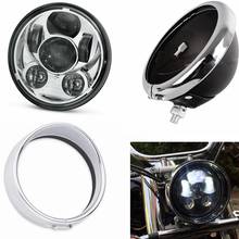 5.75 Inch Led Headlights For Speed Triple & Street Triple & Thunderbird 2024 - buy cheap