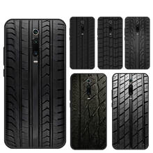 Black Tyre Tread Texture Case For POCO X3 Pro X3 GT F1 F3 M3 M4 X4 Pro Cover For Xiaomi Mi 11 Lite 12 10T 11T Pro 2024 - buy cheap