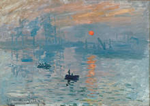 Шелковый постер с изображением заката лодок, винтажный Клода Моне, импрессионизма, 1872 2024 - купить недорого