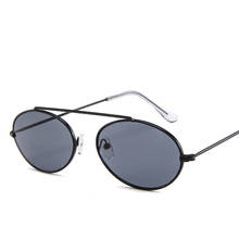 2020 New Fashion Retro Round Sunglasses for Women Men Small Oval Alloy Frame Summer Style Unisex Sun Glasses Female Male UV400 2024 - buy cheap