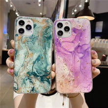 Gradual Color Marble Epoxy Phone Cases For iPhone 12 Mini 12 11 Pro Max XR XS Max 7 8 Plus 6 6s Matte Soft Shockproof Back Cover 2024 - buy cheap