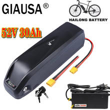 Original 52V Battery 30AH 52V Ebike Battery Hailong Electric Bike Battery 30A 500W750W 1000W 18650 Cell BBS02 BBS03 BBSHD Bafang 2024 - buy cheap