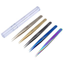 Stainless Steel Precision Tweezers Forceps Pinzas VETUS MCS-12 Series Straight Tips Electronics Industrial Tweezers 2024 - buy cheap