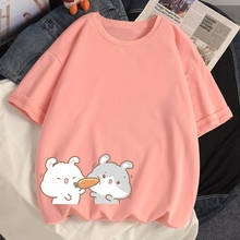 Cotton T Shirt Summer Loose Plus Size Short Sleeve T Shirt Cute Style Girl T Shirt Cotton Pink Women's T Shirt Tops 2024 - buy cheap