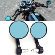 Espelho retrovisor para guidão de motocicleta, 7/8 ", 22mm, espelho universal, para suzuki, honda, kawasaki, scooter ducati 2024 - compre barato
