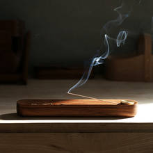 Incense burner Incense holder Wooden Zen incense burning box classic brass incense burning plug in incense burner storage 2024 - buy cheap