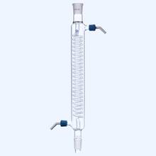 24*24mm Lab Serpentine Condenser Tube 200/300/400/500mm High Borosilicate glass with detachable PTFE nozzle 2024 - buy cheap