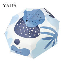 Yada 2020 guarda-chuva automático pintado à mão morango, guarda-chuva feminino uv à prova de chuva guarda-sol chuva luz solar yd200226 2024 - compre barato