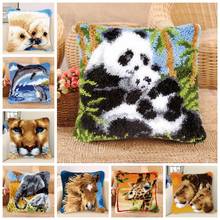 Knooppakket Latch Hook Kits Diy Woolens Animal Gift Pastoral Cartoon Series Cross Stitch Pillows Quality Fashion Do It Yourself 2024 - buy cheap