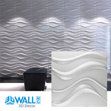 4 Piece 50x50cm 3D wall panel wall sticker decorative living room 3D wallpaper mural waterproof 3D wall sticker bathroom 2024 - buy cheap