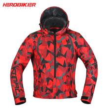 HEROBIKER Motorcycle Jackets Motocross Racing Jacket Men Motorbike Riding Waterfroof Breathable Reflective Clothes Four Seasons 2024 - buy cheap