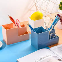 1pcs Desktop Decoration Stationery Supplies Multi Function Storage Box Fashion Cute Students Pen Pencil Container DU55 2024 - buy cheap