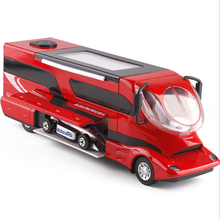 Simulation RV luxury travel car children's toy car model return force alloy car model children's birthday gift 2024 - buy cheap