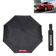 Brand Fully Automatic High Quality Car Business Umbrellas Black Parasol Long Handle Men Automatic Umbrella 2024 - buy cheap