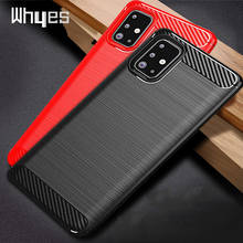 Whyes For Samsung Galaxy A71 Case A70 Carbon Fiber Soft TPU Heavy ShockProof Cover Silicone Case For Samsung A71 A70 2024 - buy cheap