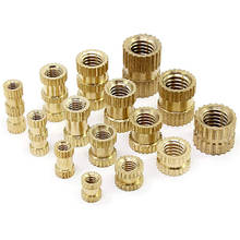 M2 M3 M4 M5 Female Thread Knurled Brass Threaded Insert Embedment Nut for 3D Printing Threaded Heat Set Inserts Retail 2024 - buy cheap