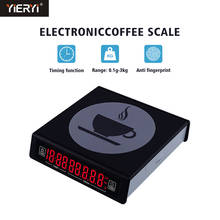 Yieryi-báscula de café de mano de alta precisión, balanza electrónica Digital con temporizador, LCD portátil, 3kg/0,1g 5kg/0,1g 2024 - compra barato