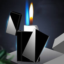 Metal Gas Lighter Magic Flame Butane 1300C Turbo Lighter Cigar Cigarettes Smoking Accessories Gadgets for Men Lighters 2024 - buy cheap