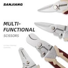 Multi hand tool Electrician Crimping Pliers wire stripper Multifunctional Snap Ring Terminals Crimpper Cable cutter 2024 - buy cheap