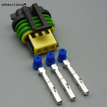 shhworldsea 3pin 1.5mm auto plastic waterproof wire harness cable connector 15336029 2024 - buy cheap