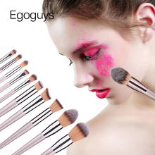 1PC Luxury Champagne Makeup Brushes Eye Shadow Blending Foundation Powder Eyeliner Eyelash Lip Brush Make Up Cosmetic Beauty Kit 2024 - buy cheap