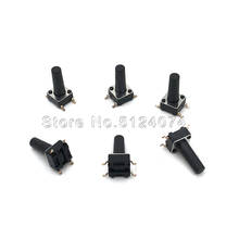 100 шт./лот 6*6*13 мм 4-контактный сенсорный переключатель SMD micro/key switch button 4P 6x6x13 совершенно новый 2024 - купить недорого