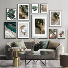 Nordic Monstera Simple Poster Canvas Art Print Wall Pictures For Living Posters and Prints Picture Modern Home Decoration 2024 - buy cheap
