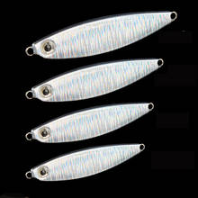 Artificial Jigbait With feather  Freshwater Metal Fishing Bait 3D Eyes Anti-Corrosion High Quality Fishing Lure Hard Bait 2024 - buy cheap