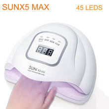 SUNX5 MAX Nail Lamp with 45 Leds 90W UV LED For All Gels Polish Sun Light Lamp Manicure Nail Dryer Drying Smart LCD Display 2024 - buy cheap