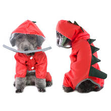 Capa de chuva para cachorro impermeável, roupa para cachorro pequeno chihuahua impermeável 2024 - compre barato