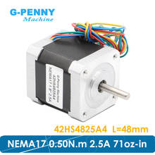 Free shipping! NEMA17 stepper motor 5.0kg.cm 42x48mm stepping motor 2.5A 71Oz-in 0.50Nm for CNC & 3D printer 2024 - buy cheap