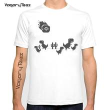 Camiseta con estampado de dinosaurios para hombre, camisa divertida con estampado de dinosaurios, de verano, 2021 2024 - compra barato