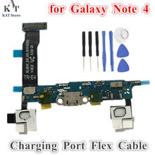 1Pcs USB Charging Port Charger Dock Connector Flex Cable for Samsung Galaxy Note 4 N910U N910T N9100 VS N910L N910S N910K N910F 2024 - buy cheap