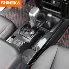 SHINEKA Automotive Interior Stickers For Toyota 4Runner 2010+ Gear Shift Panel Decoration Frame Trim stickers For Toyota 4Runner 2024 - buy cheap