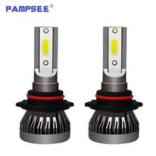 2pcs Mini 9006 LED H11 H4 H9 H1 HB4 9005 HB3 9012 LED Headlight Bulbs Car Styling Auto Lamp Fog Light 60W 6000K 8000lm 12v 24v 2024 - buy cheap