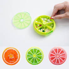 1PCS Weekly Rotating 7 Day Pill Container Pill Box Splitter Pill Organizer Medicine Box Cutter Travel Pillbox Health Stationery 2024 - buy cheap