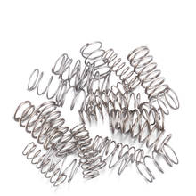 100PCS Customized Small Wire Stainless Steel Coil Compression Springs, 0.8 Wire Diameter*4mm Out Diameter*(5-50)mm Length 2024 - buy cheap