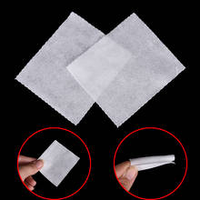 7cm*6cm White Nail Art Wipes Uv Gel Polish Remover Cleaner Wipe Cotton Lint 100pcs 2024 - buy cheap