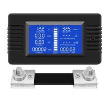 DC Multifunction Battery Monitor Meter LCD Display Digital Current Voltage Solar Power Meter Multimeter Ammeter Voltmeter(Widely 2024 - buy cheap