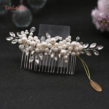 YouLaPan HP13 Silver Bridal Headwear Luxury Crystal Wedding Hairpins Hair Comb  Elegant Imitation Pearl Hair Comb Hair Clip 2024 - buy cheap