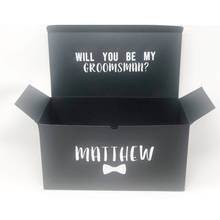 Groomsman proposal box will you be my best man groomsmen proposal box father of the bride groom gift box Wedding gift boxes 2024 - buy cheap