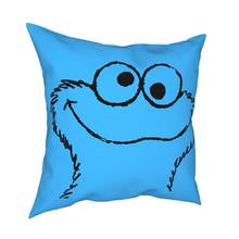 Cookie Monster Sketch Pillow Case Home Decor Blue Sesame Street Cushion Cover Throw Pillow for Car Double-sided Printing Novelty 2024 - buy cheap